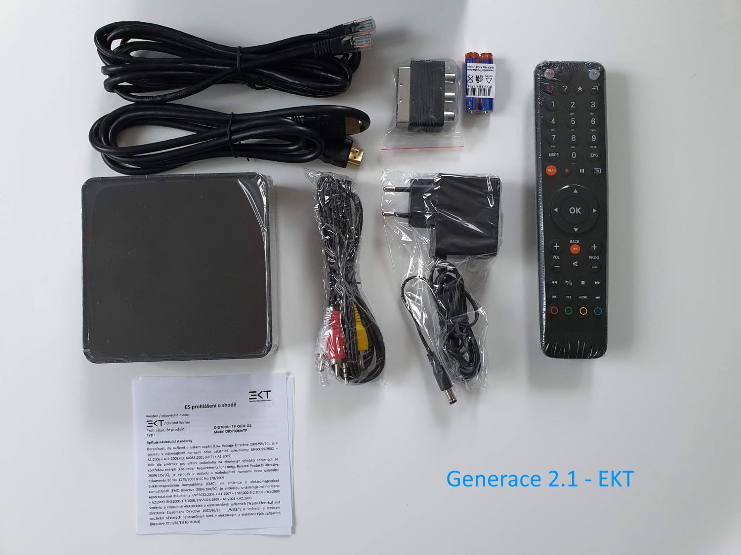 Generace přístrojů pro O2 TV, od nejnovějších k nejstarším