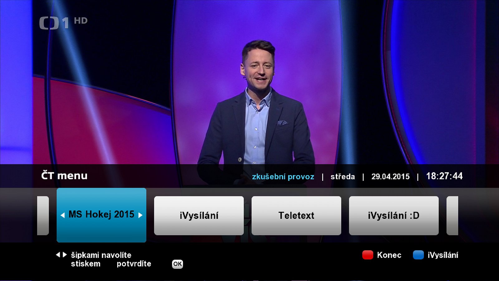 Hybridní aplikace MS Hokej 2015