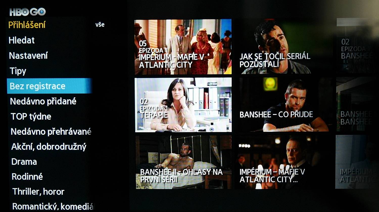 HBO Go CZ - galerie
