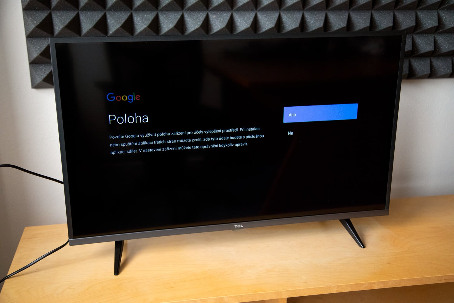 TCL 32ES580 - první zapnutí