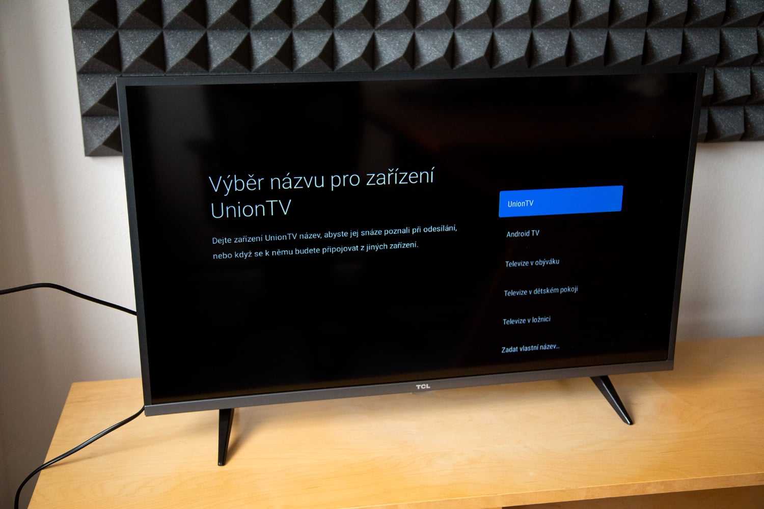 TCL 32ES580 - první zapnutí