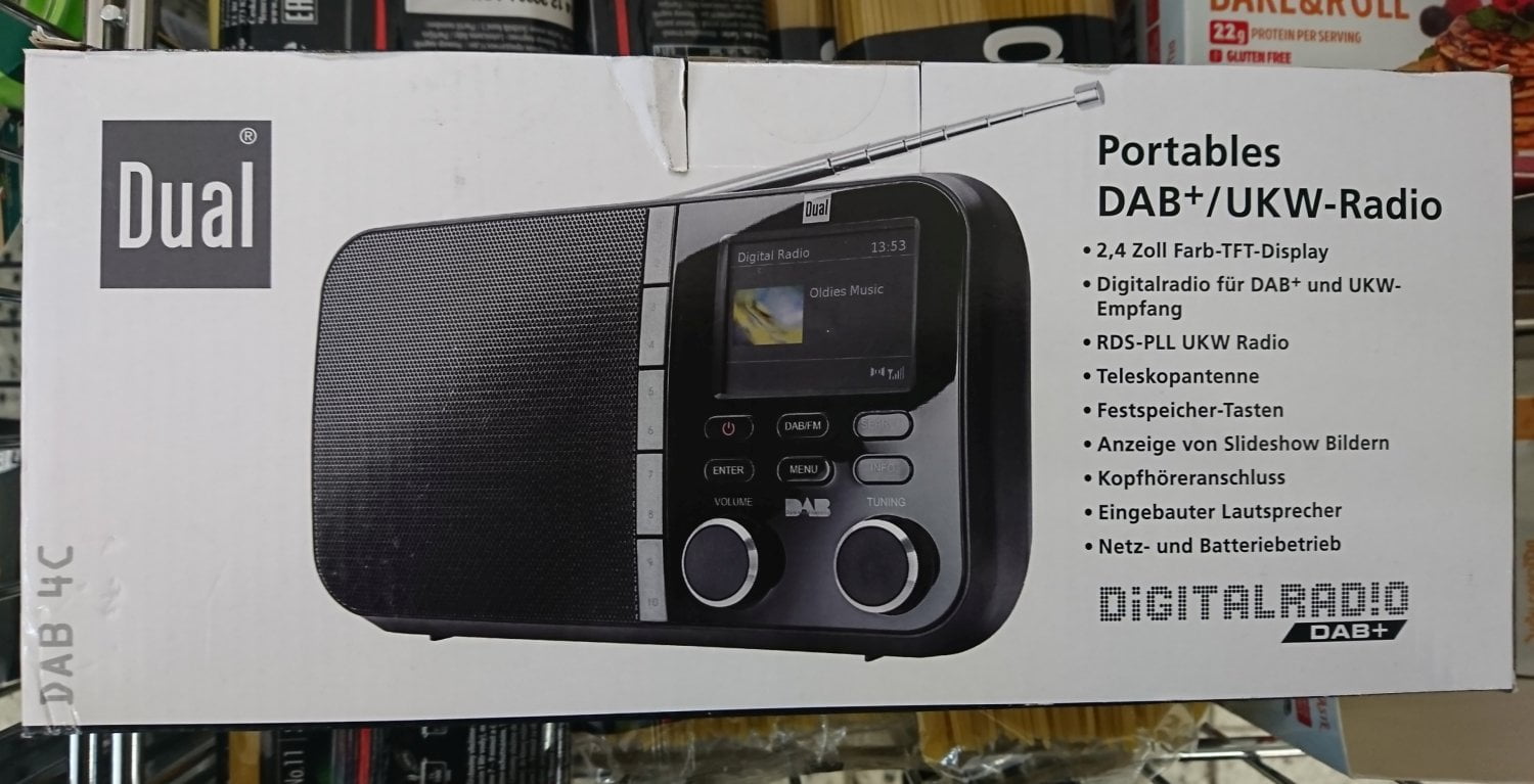 DAB rádio Dual DAB 4C prodávané v Normě