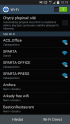Přehled sítí, které na stadionu vysílají. Kromě veřejné wi-fi zdarma má Sparta i své interní sítě a jedna je určena novinářům.