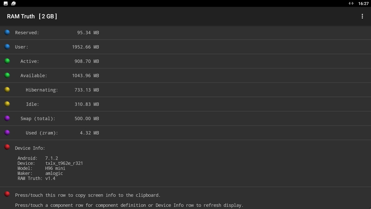 Geekbench, 3D Mark, další benchmarky, Root Check, DRM Info