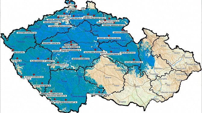 Pokrytí Multiplexu 24 v červnu 2020