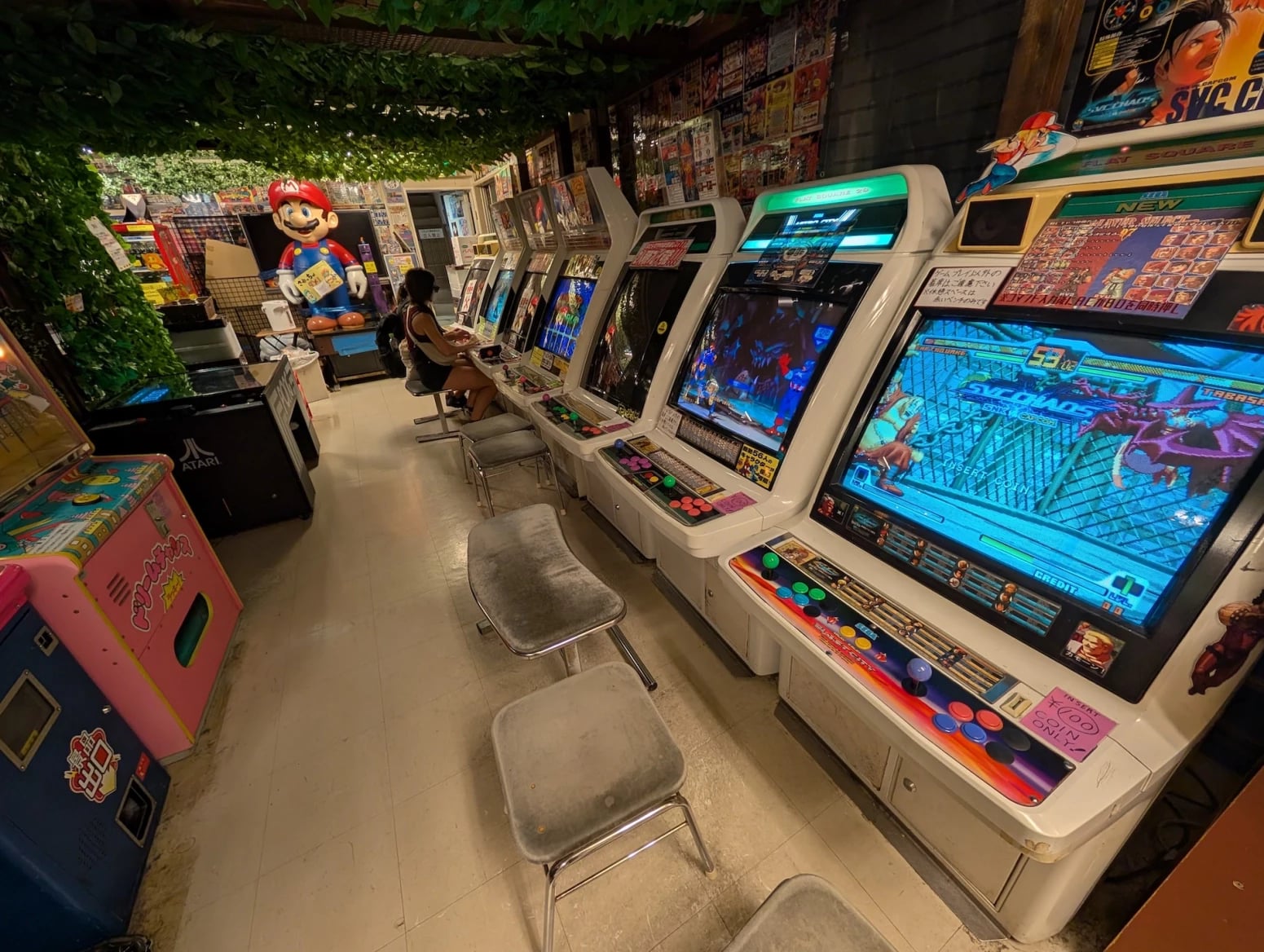 Retro arkádové herny v Japonsku (Tokio a Ósaka)