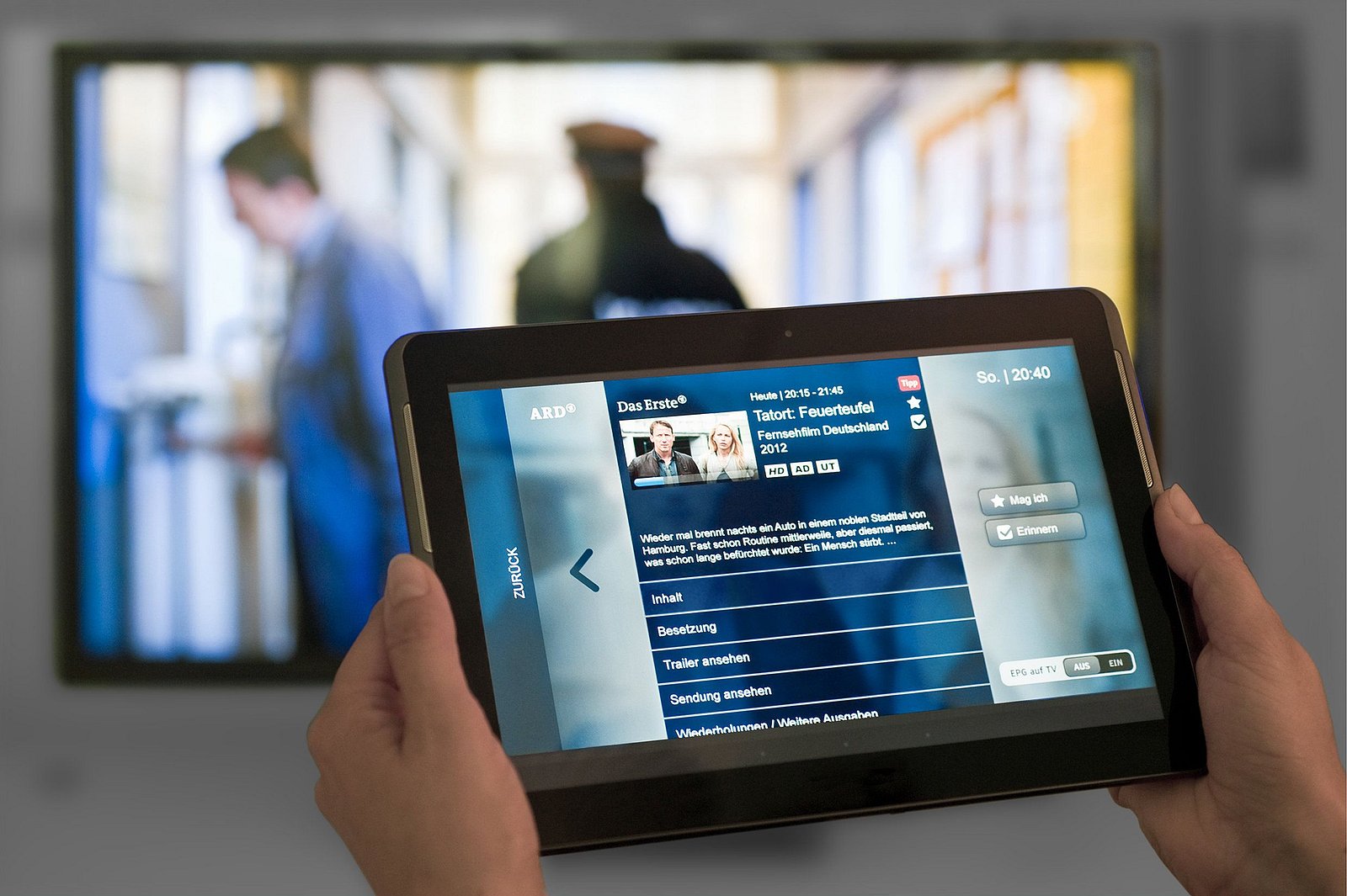 Hybridní vysílání německé veřejnoprávní televize ARD