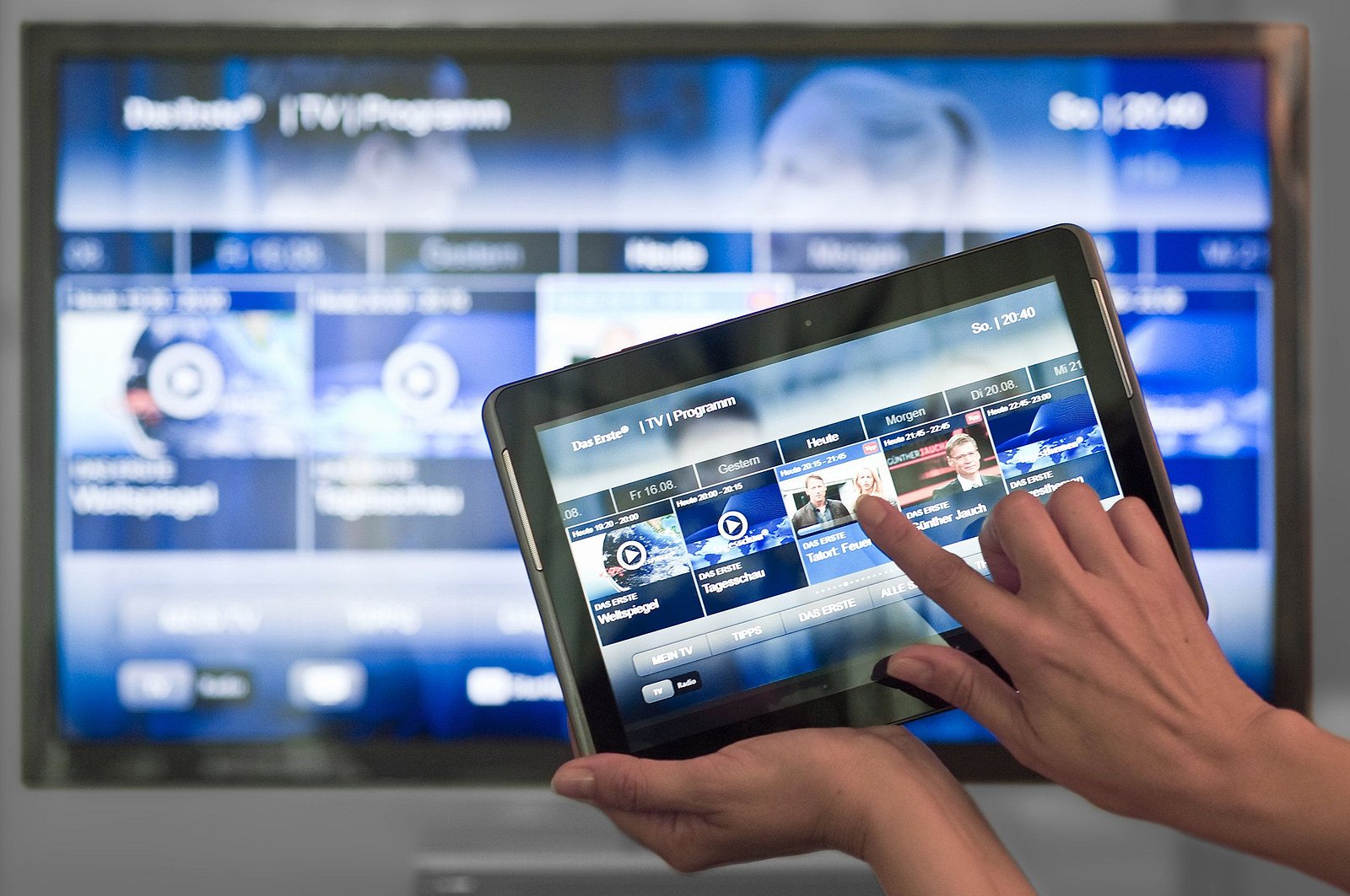 Hybridní vysílání německé veřejnoprávní televize ARD