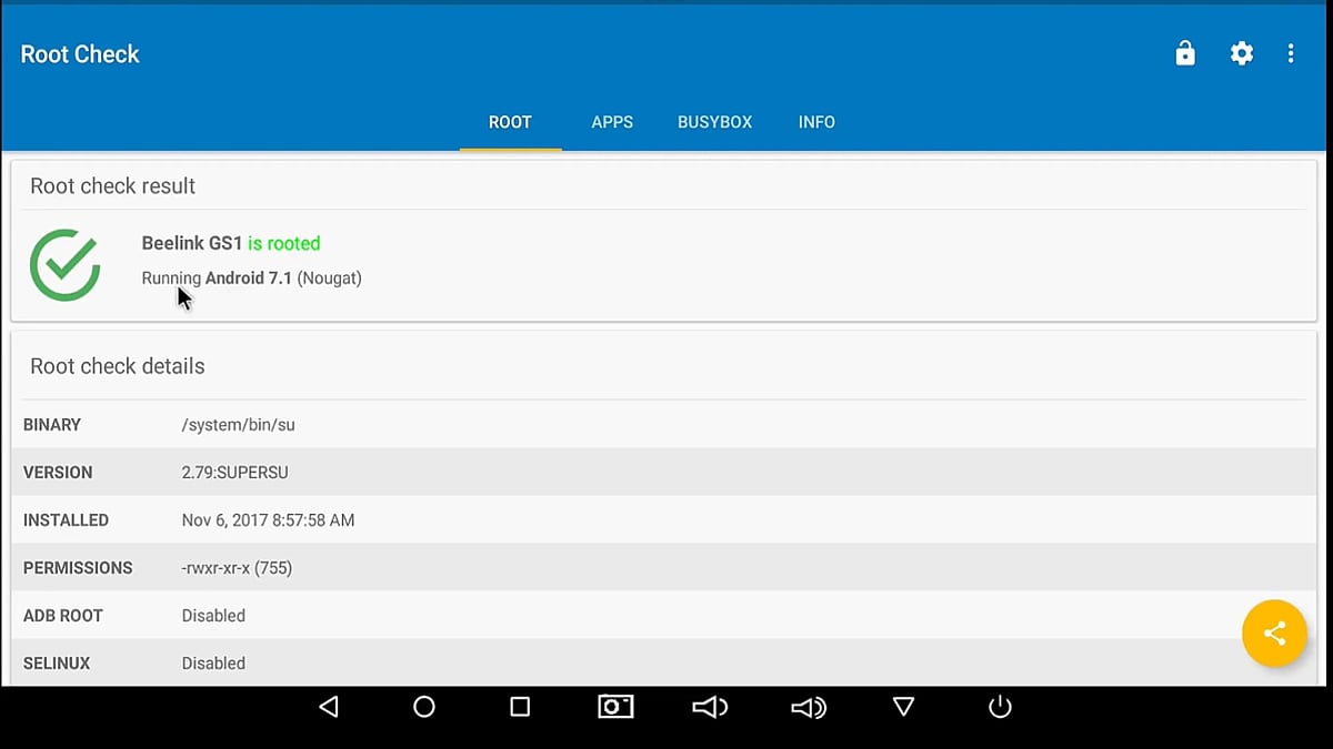 Root Check a Media Centrum