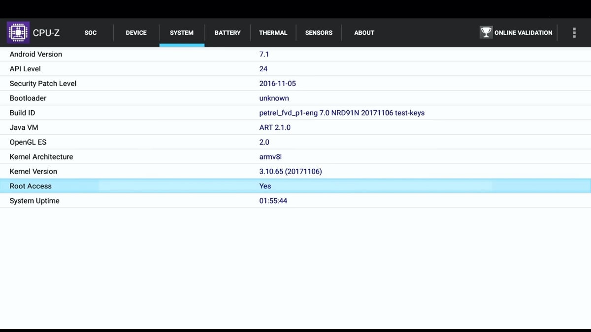 Root Check a Media Centrum