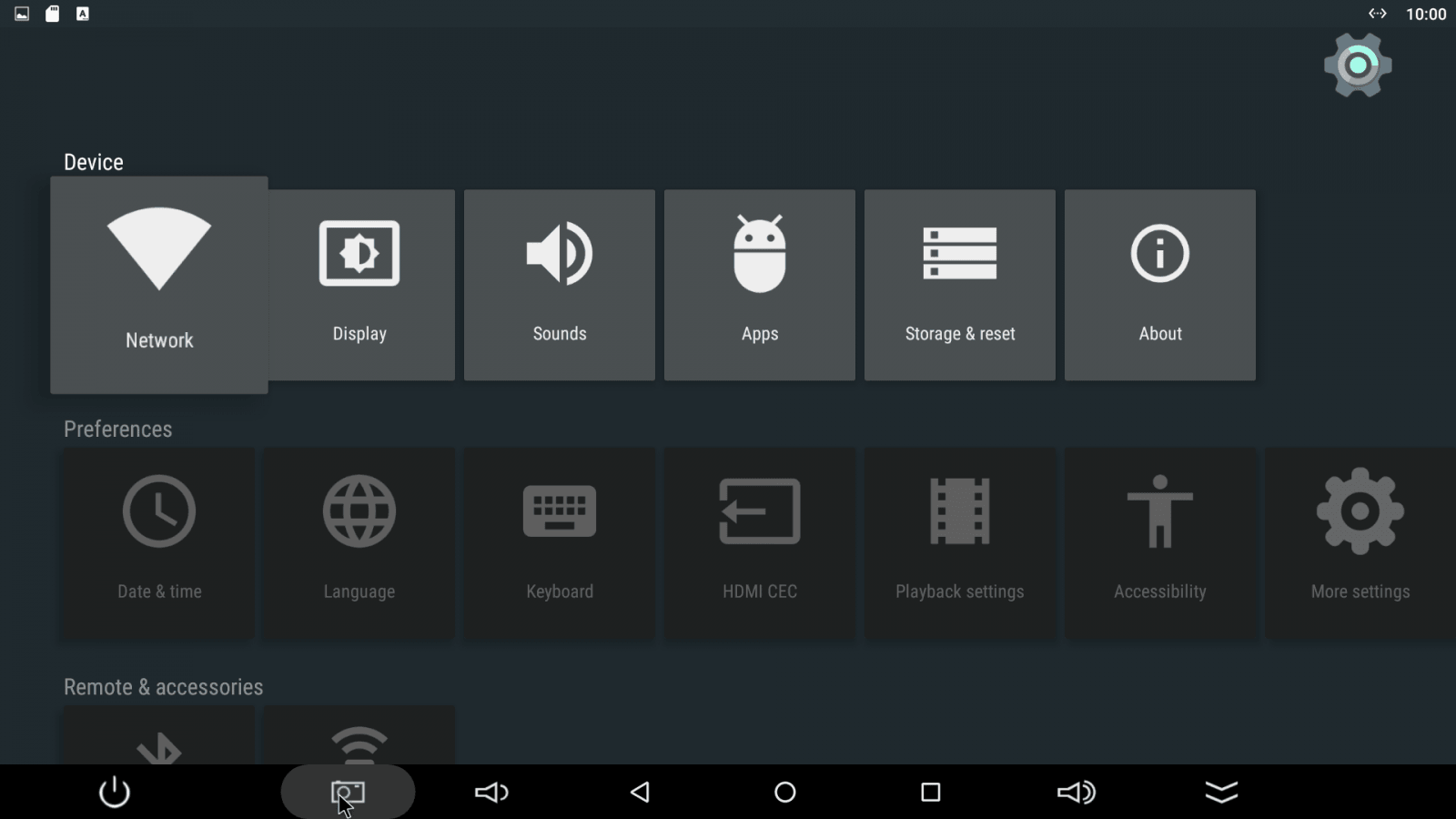 Android MX - uživatelské prostředí