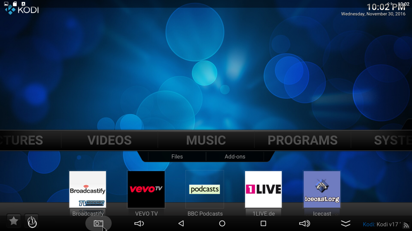 Android MX - uživatelské prostředí