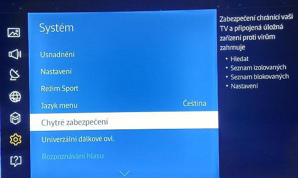 Samsung jako jedna z mála značek už nabízí i zabezpečení vašeho televizoru! Alespoň v této verzi firmwaru. Být připraven je myslím moc dobré heslo!