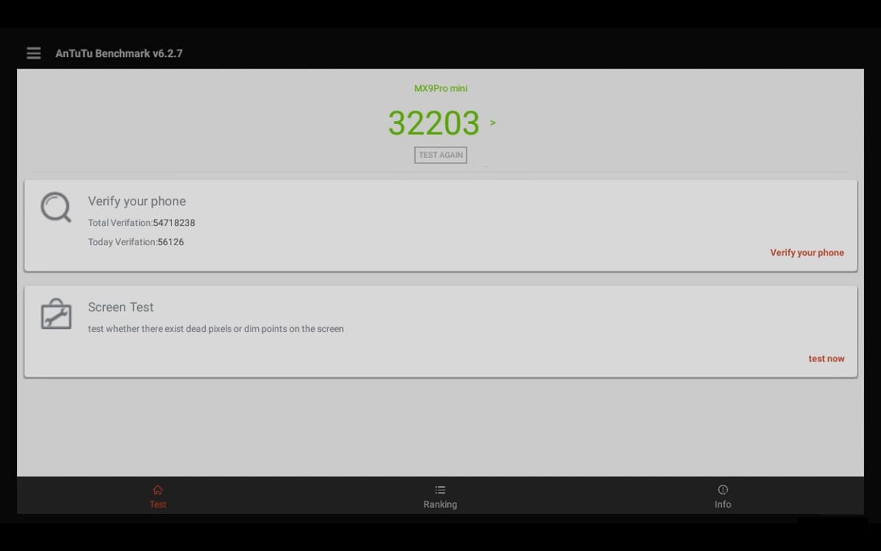 Benchmarky MX9 Pro Mini