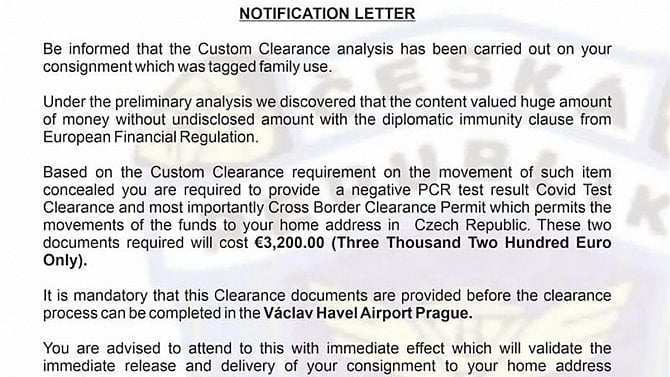 Celní správa ČR a podvodné zprávy