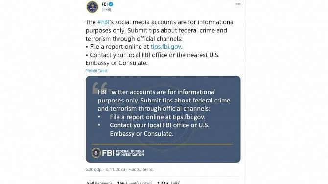FBI tweet