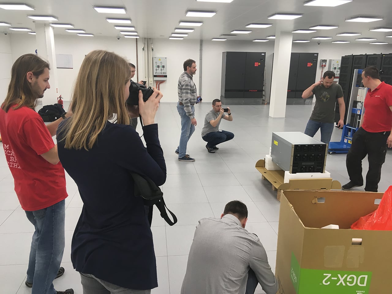 Spuštění superpočítače Nvidia DGX-2 na IT4Innovations v Ostravě