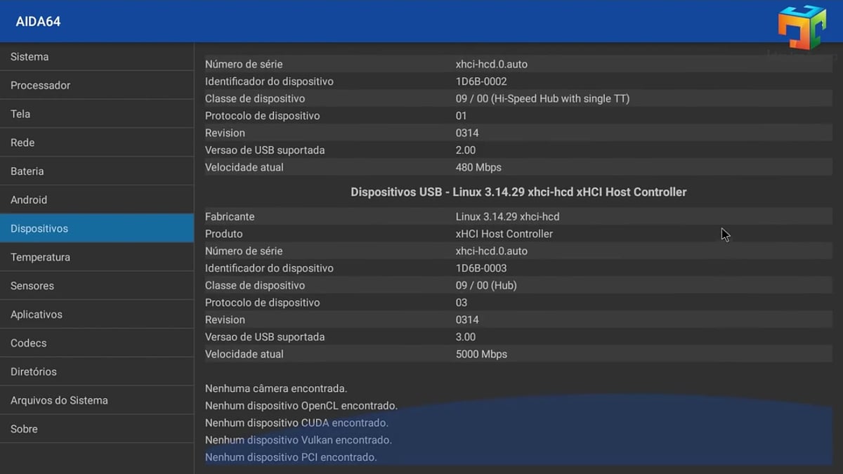 Mecool M8S Pro W - Systémový software AIDA 64
