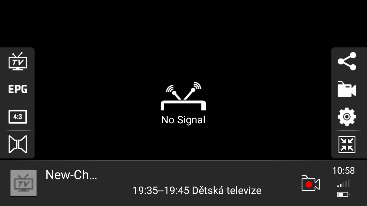 Maxxo T2 mobile - aplikace