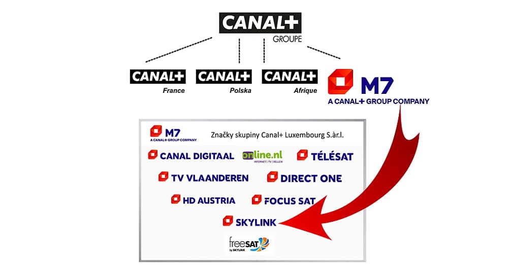 Schéma Canal+/Vivendi