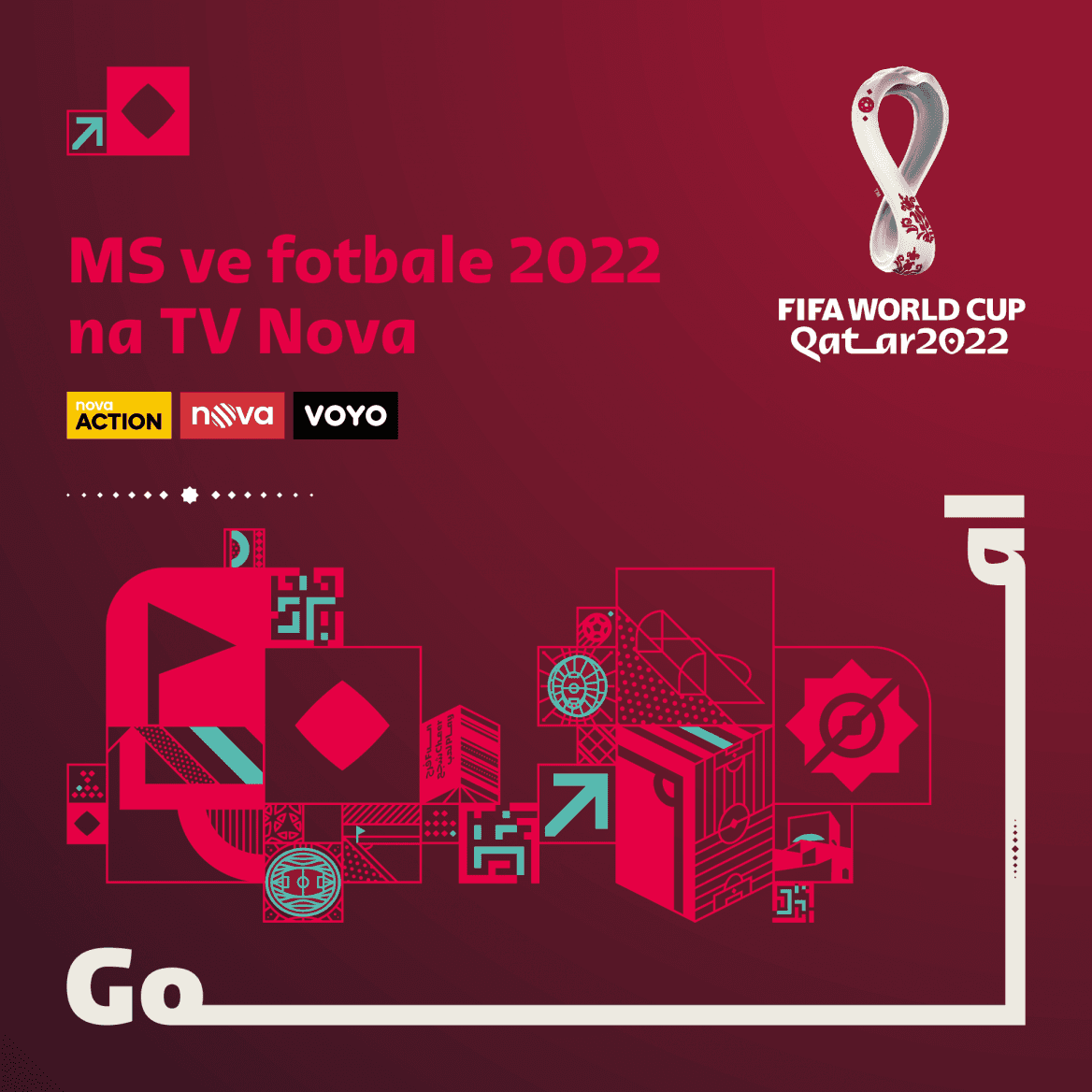 MS ve fotbale na TV Nova - 2022