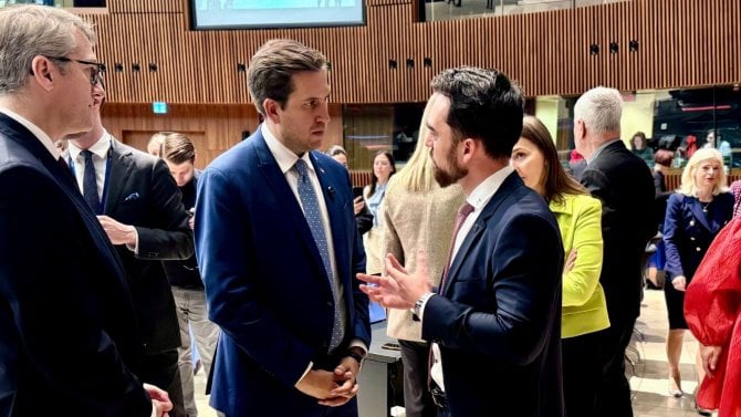 Jan Kavalírek na jednání v Lucemburku