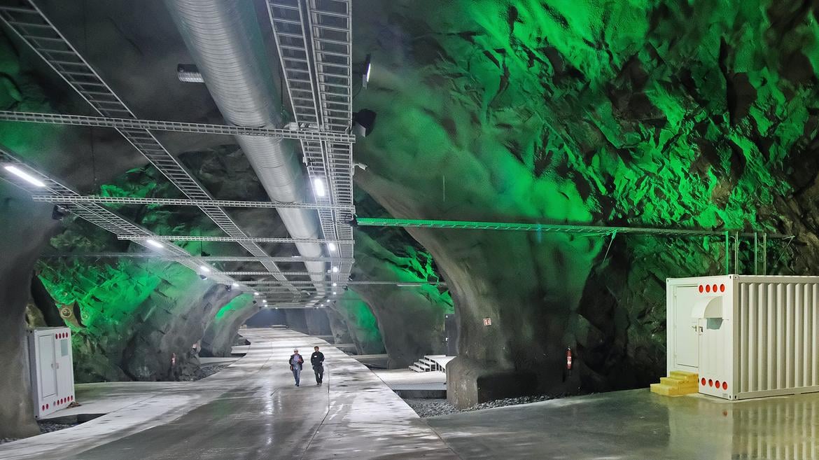 Lefdal Mine Datacenter, největší datacentrum v Evropě