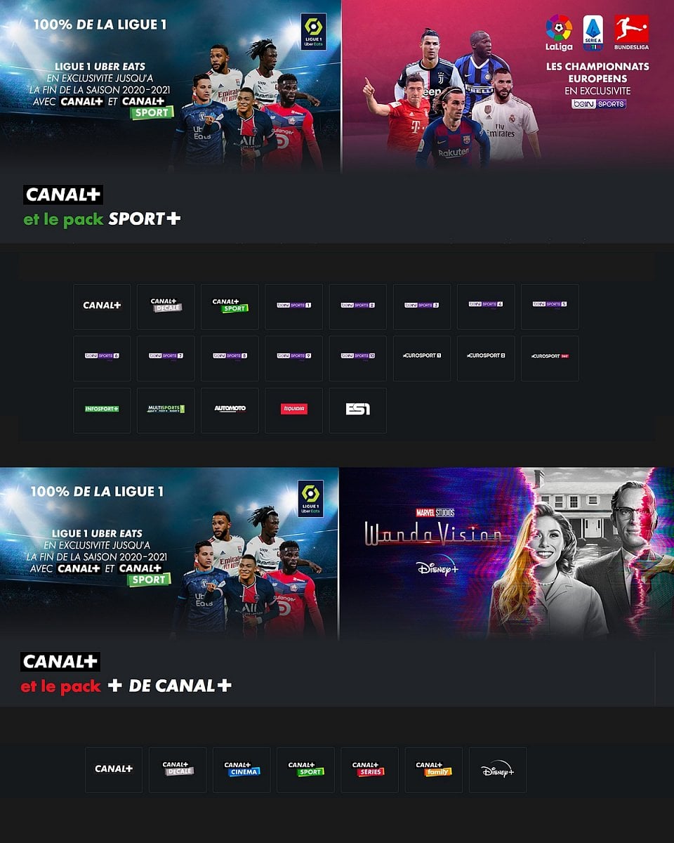 Nabídka Canal+ Francie