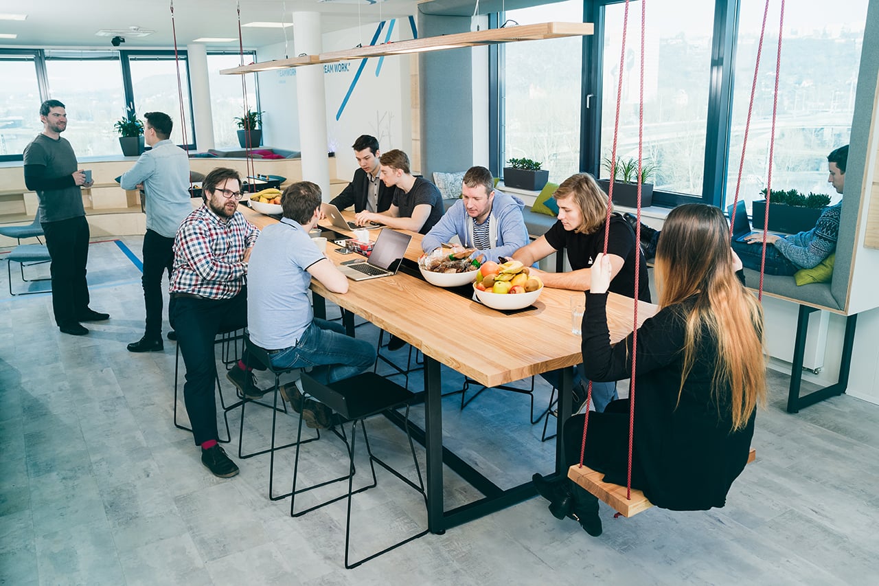 Nové kanceláře vývojářů eMan v pražských Holešovicích