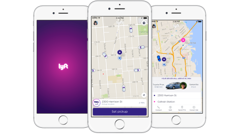 Lyft - aplikace