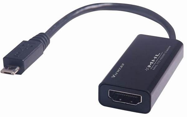 Kabel PremiumCord MHL pro propojení Micro USB a HDMI (350 Kč).