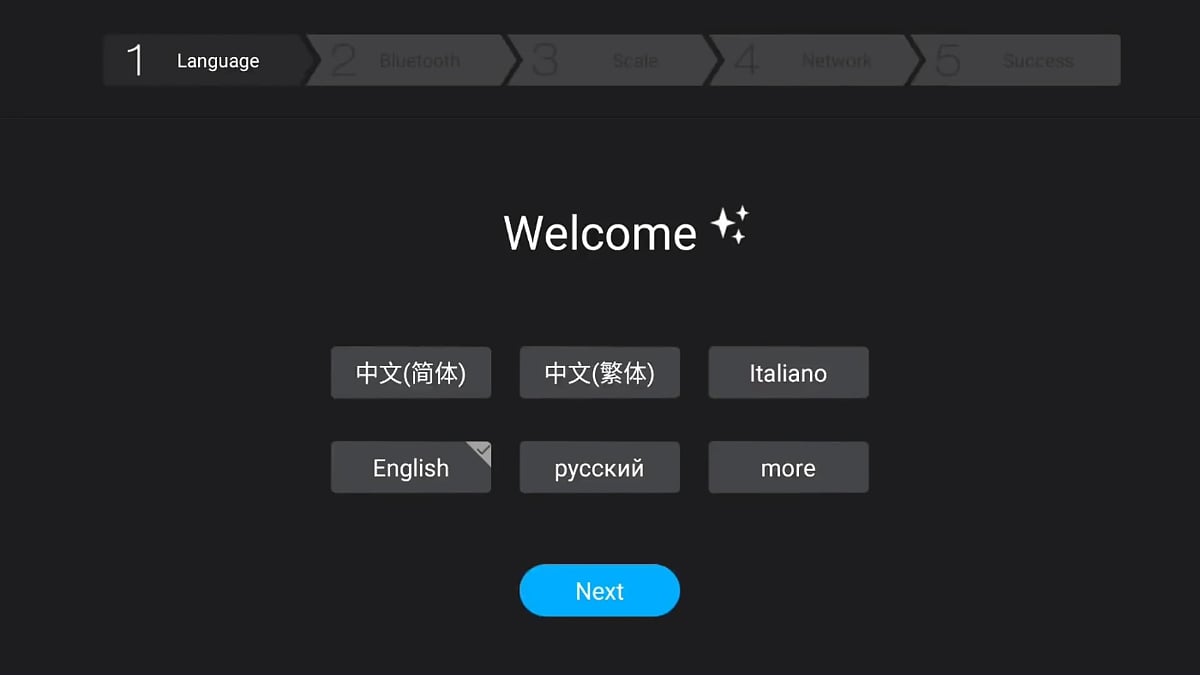 Zidoo X20 Pro - Start systému a párování BT ovladače