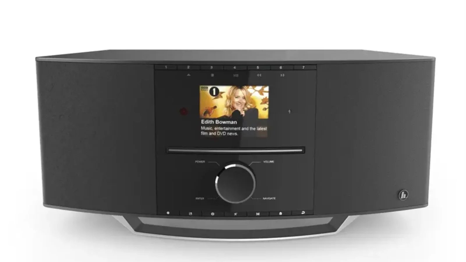 Hama DIR3510SCBT - Nejdražší model v tomto výběru kombinuje digitální a internetové rádio s CD přehrávačem. Obsah můžete přehrávat také prostřednictvím Bluetooth anebo ze sítě. Paměť je na 60 stanic (30 DAB+ a 30 VKV). Přijímač můžete ovládat přes aplikaci UNDOK pro Android nebo iOS. Zařízení má odpojitelnou teleskopickou anténu, USB, WiFi, kabelové připojení (RJ45), sluchátkový výstup a dálkové ovládání. Napájení zajišťuje síťový zdroj (18 V, 2,6 A).