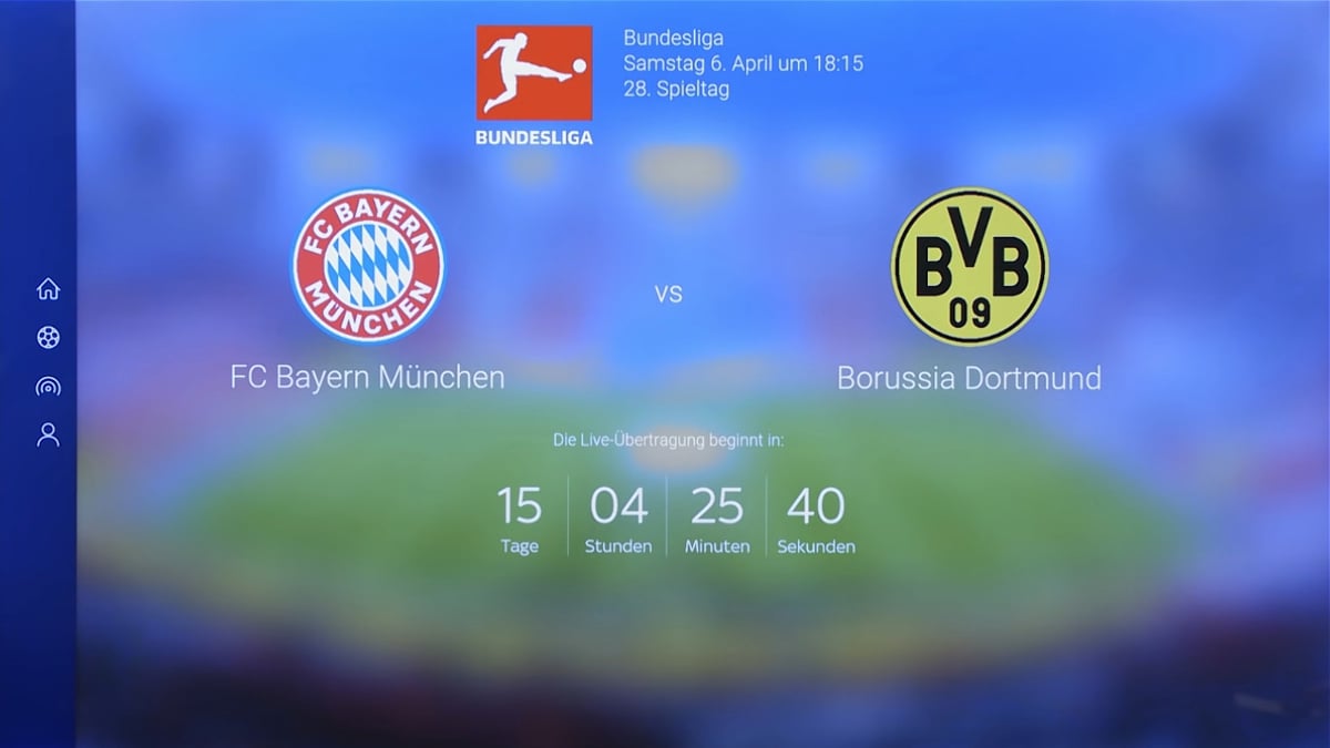 Swisscom TV - uživatelské prostředí