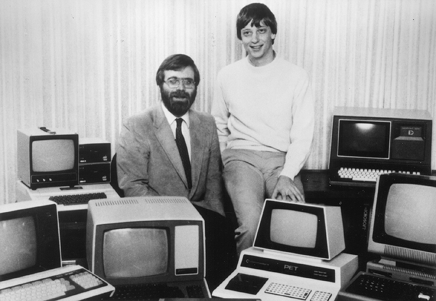 Bill Gates a Paul Allen - archivní fotografie z roku 1981