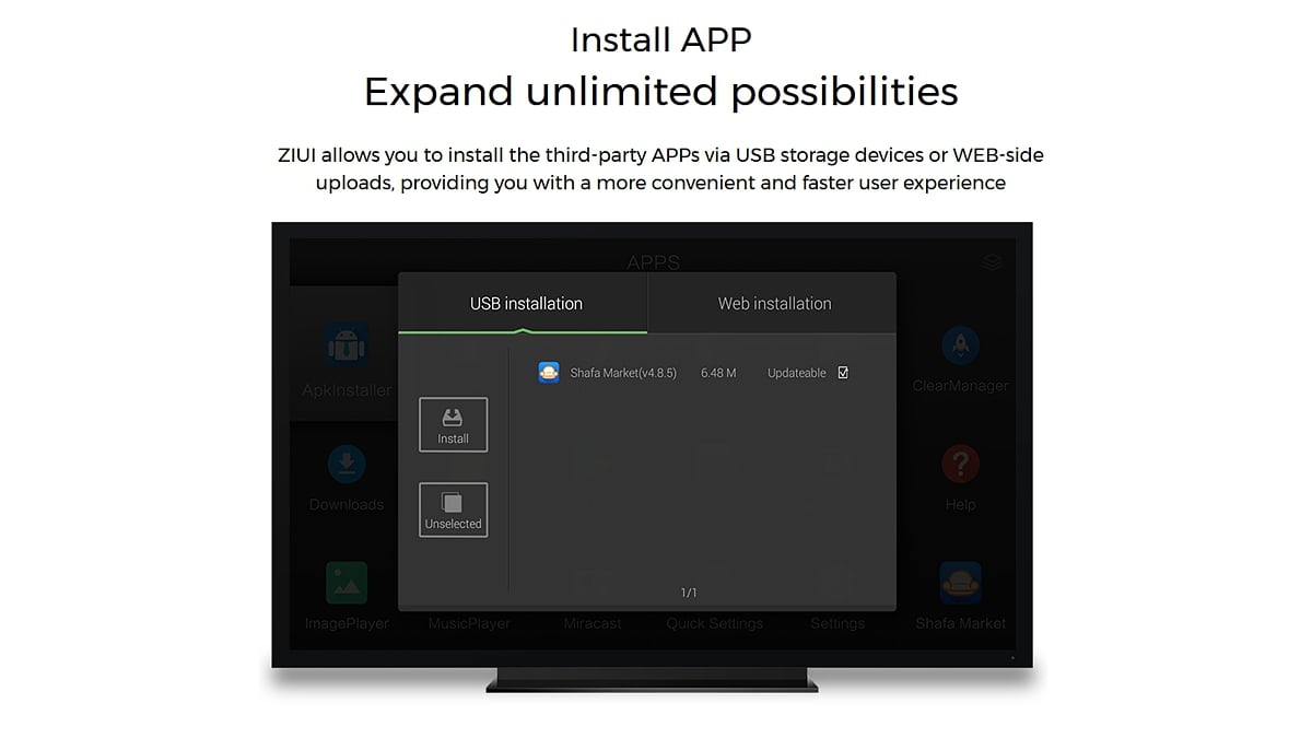 ZIUI - APK Installer a Power Mangement