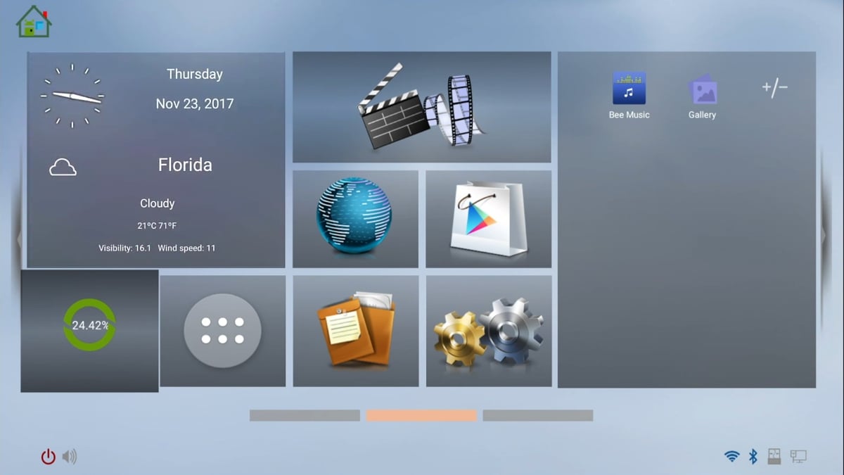GUI a přístup k aplikacím