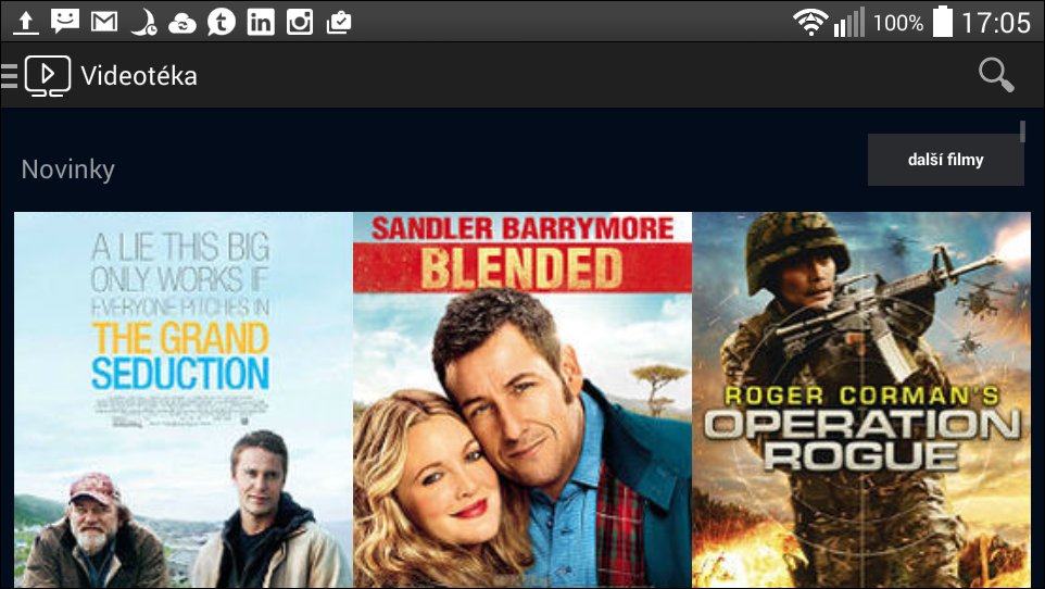 Mobilní aplikace O2TV Go