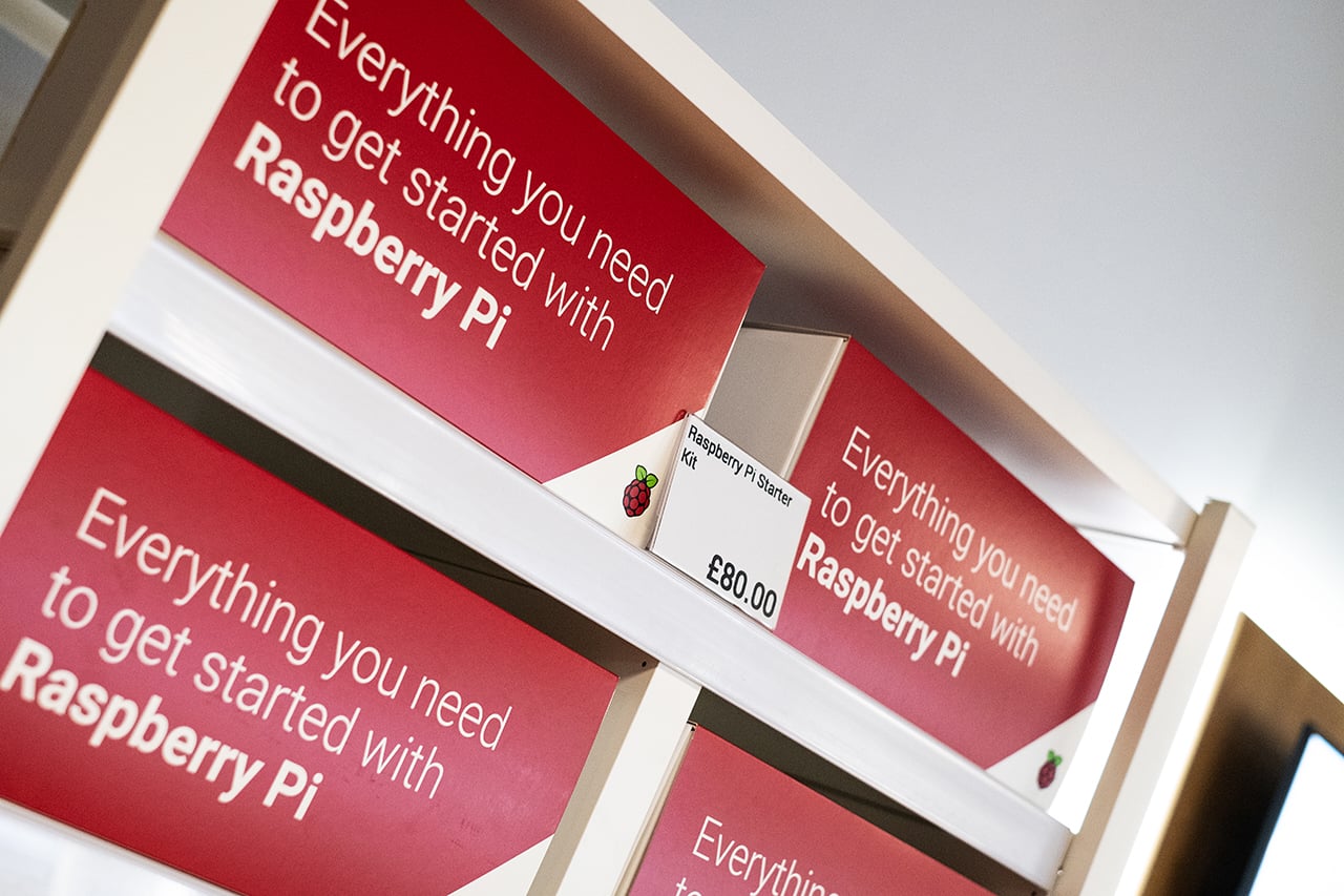 První kamenný obchod Raspberry Pi