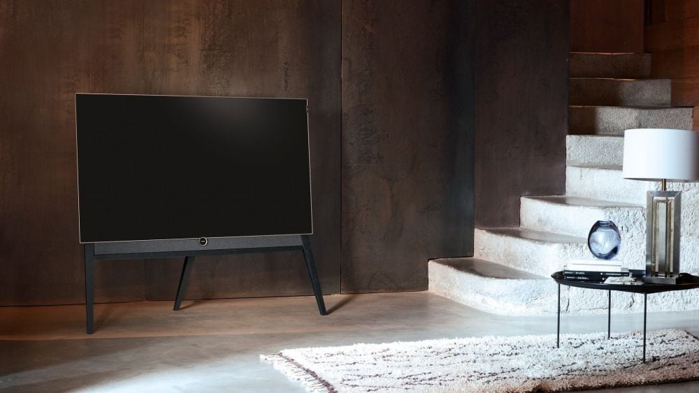 Loewe Bild 5 OLED - design, dřevo