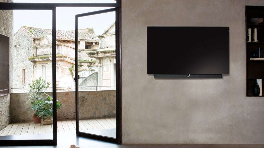 Loewe Bild 5 OLED - design, dřevo