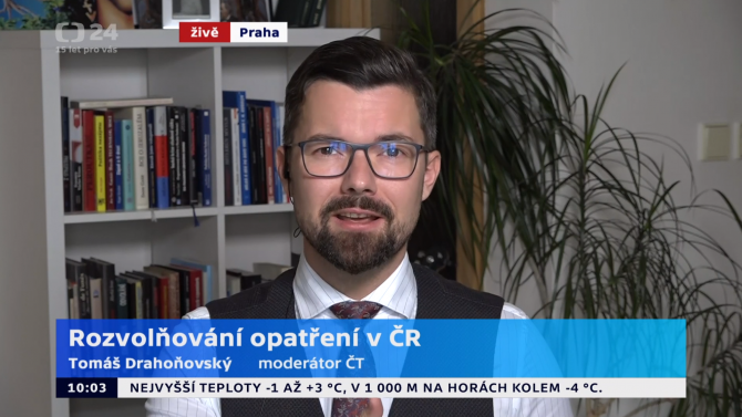 Tomáš Drahoňovský v domácím studiu