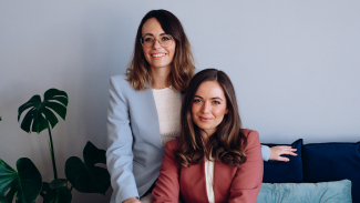 Zakladatelky Femme Palette Lucie Neumanová a Klára Holíková