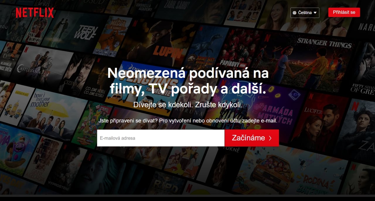 Netflix a různé lokalizované verze