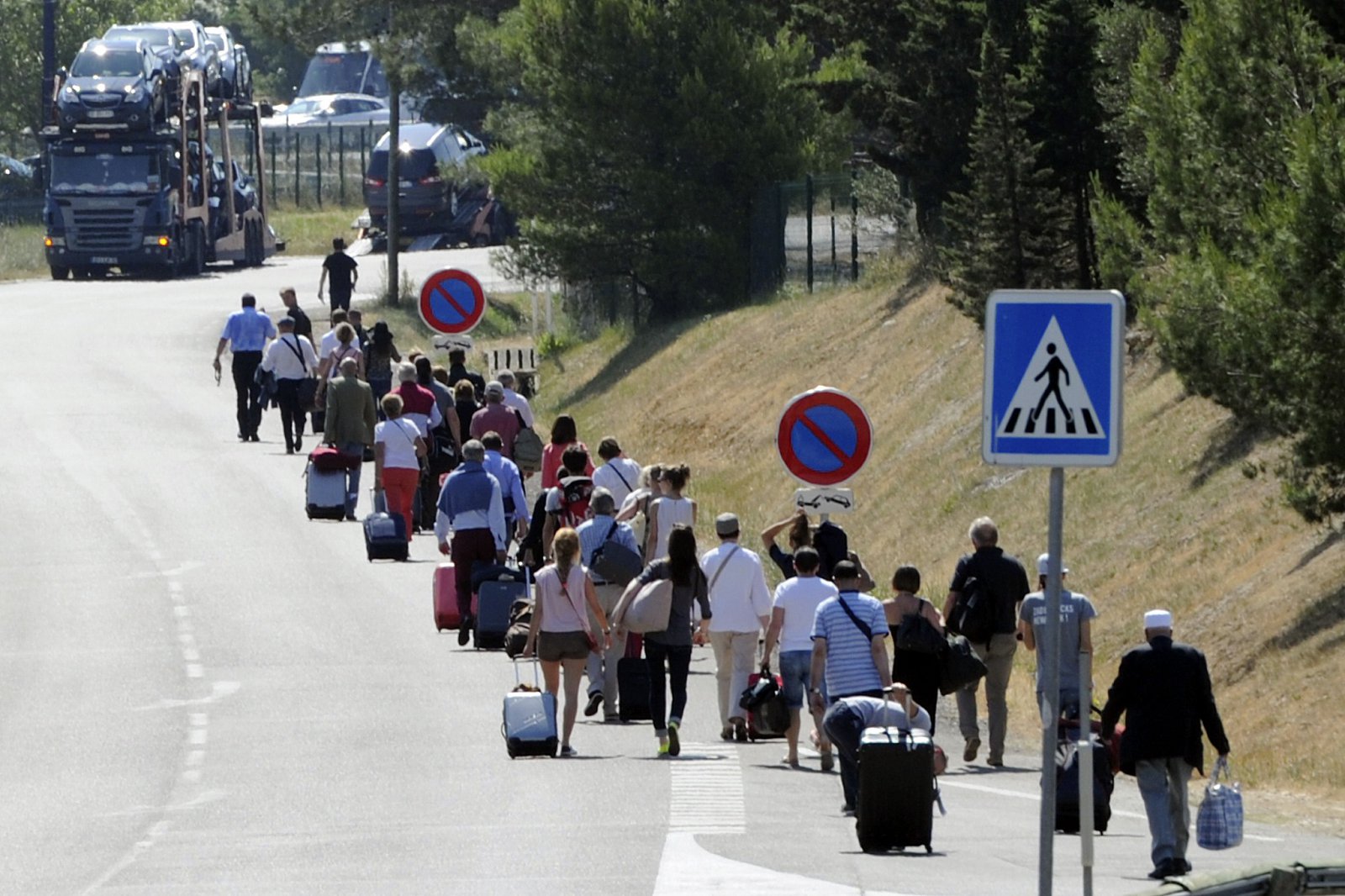 Z letiště Marignane ve francouzském Marseille se 11. června cestující taxíkem nesvezli. I tady se stávkuje proti Uberu.