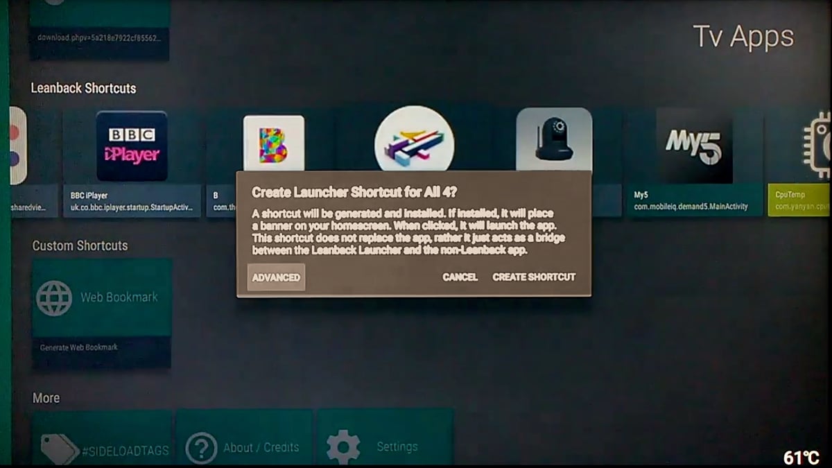 TV Stock Nexus ROM nainstalovaný v M8S Pro L 2/2