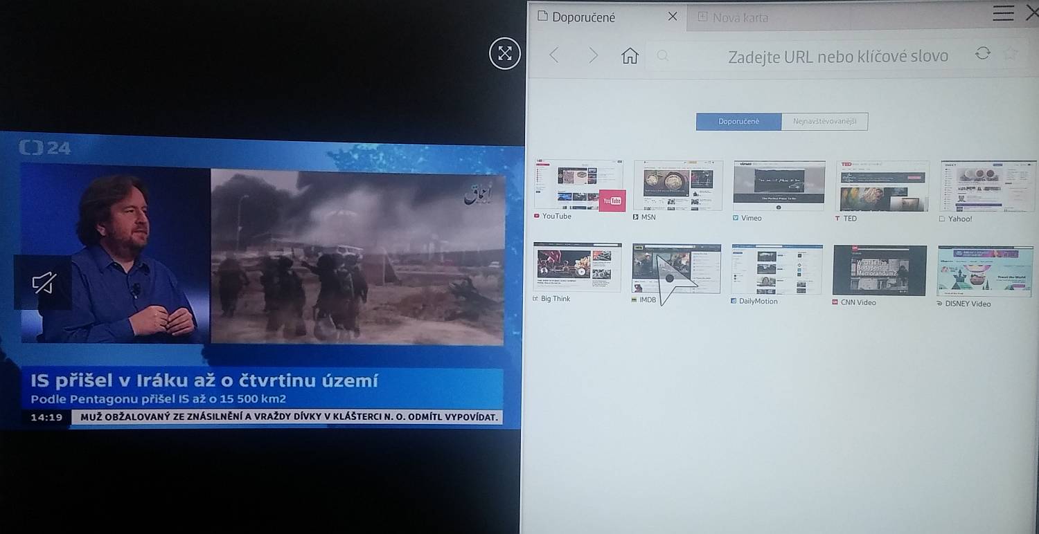 Samsung UE48JU6742U – multiscreen