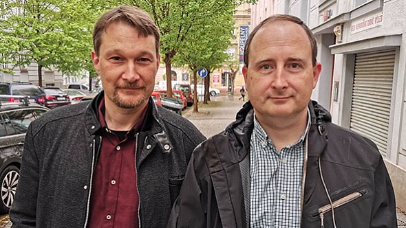 Michael Krejčí (vlevo) a Tomáš Černý, Aligator