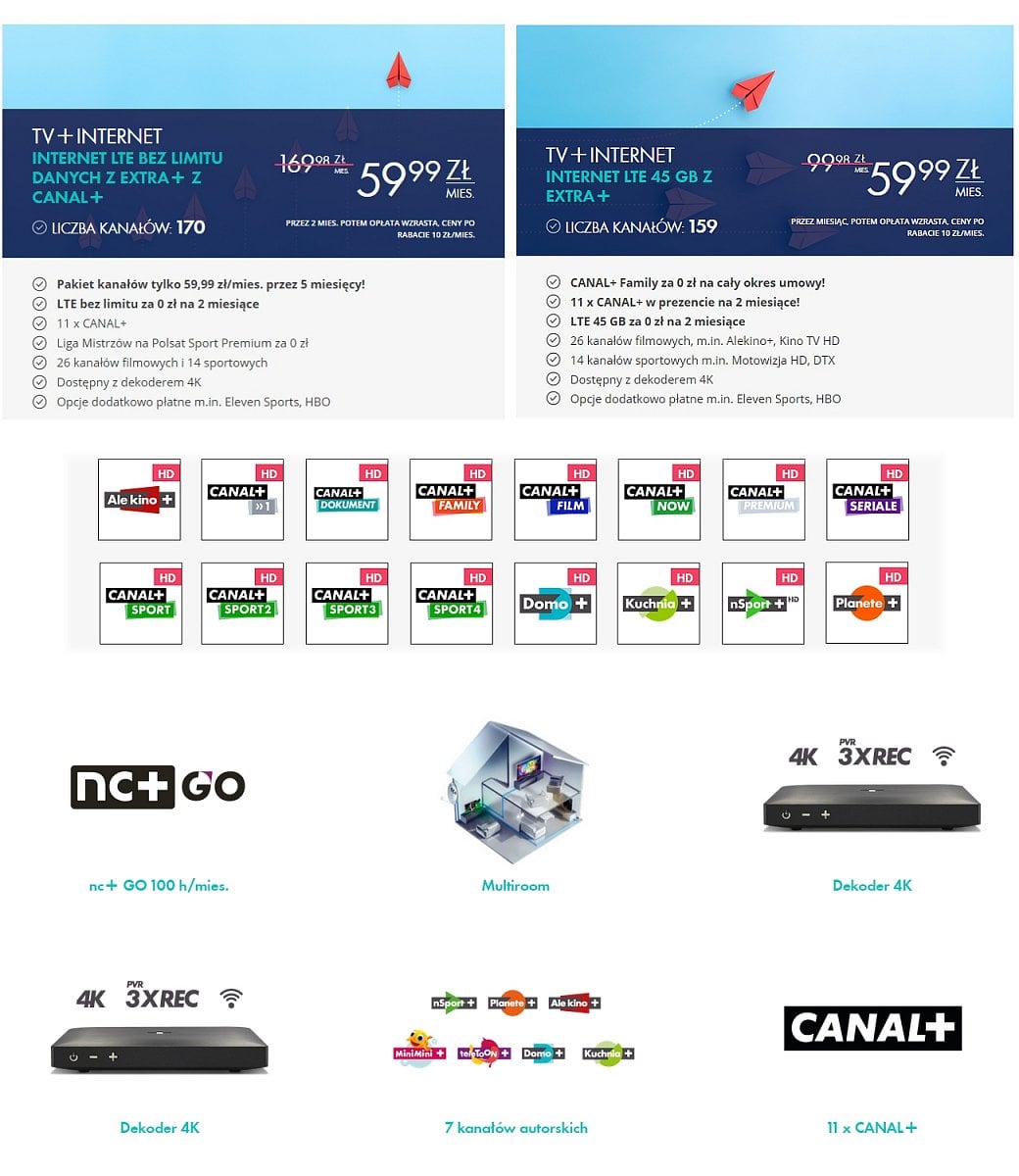Nabídka Canal+ Polsko