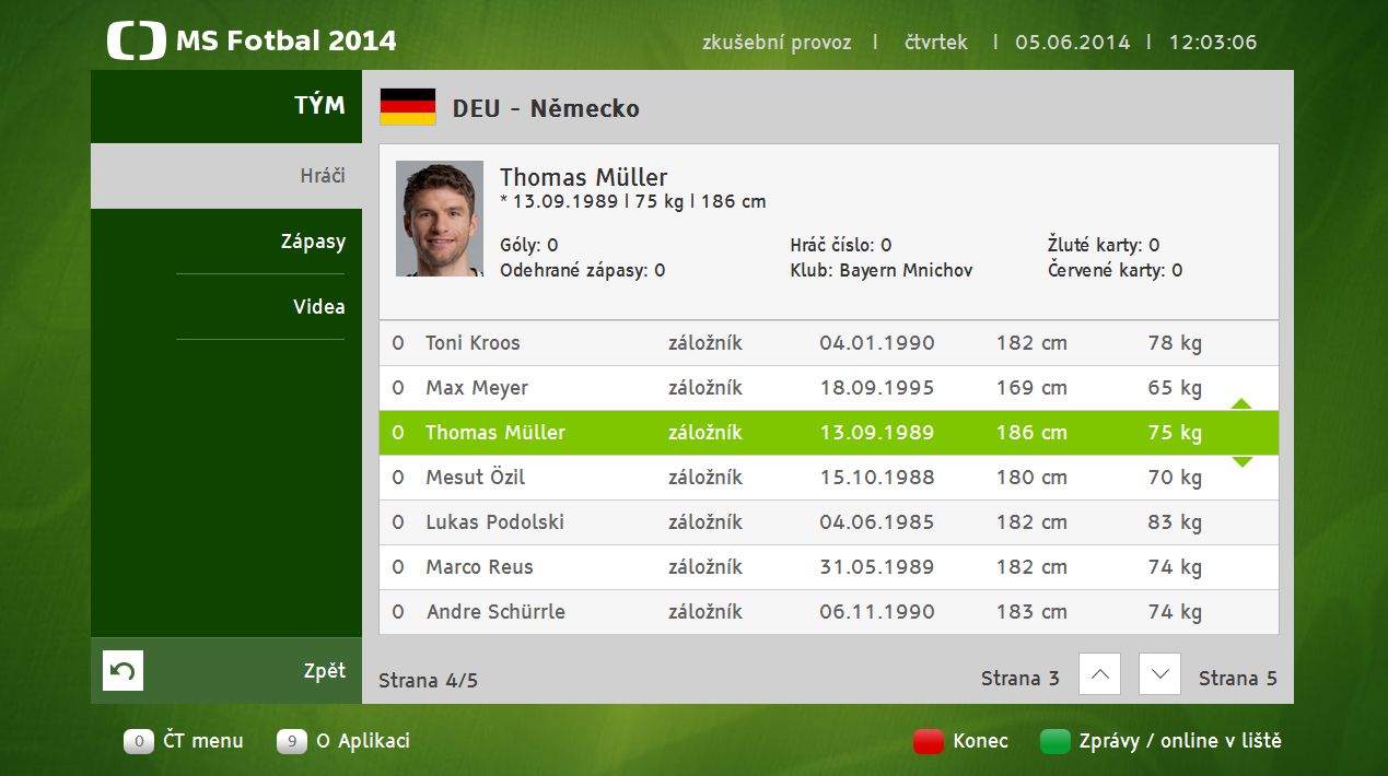 MS ve fotbale v hybridním vysílání České televize